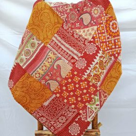 Queen Patchwork Kantha Quilt - Vintage Kantha Quilts, Throw Blankets ...