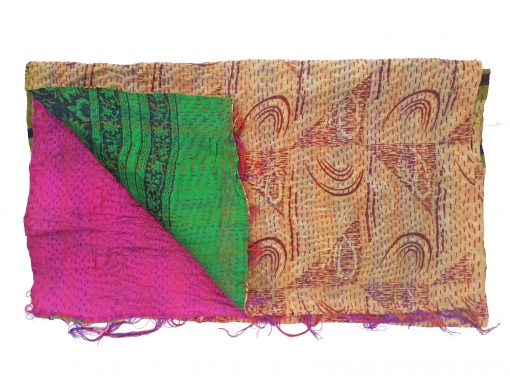 designer reversible kantha scarf