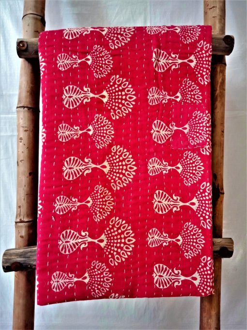 Artisan made Bengali Gudari Kantha Blanket