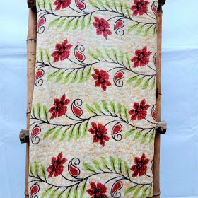 Floral Cotton Kantha Blanket by Makki