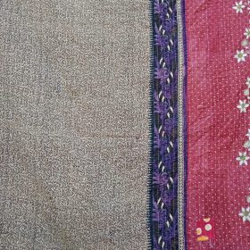 Twin Kantha Quilt Floral Throw Wholesale