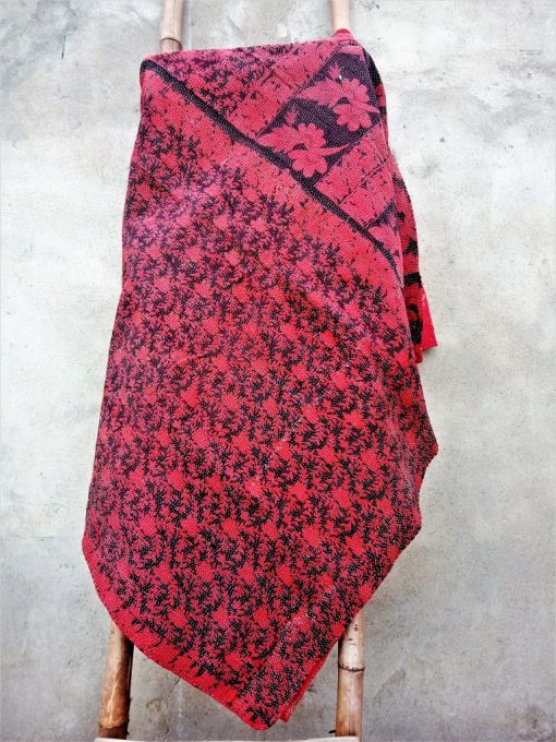 Love Color Reversible Queen Kantha