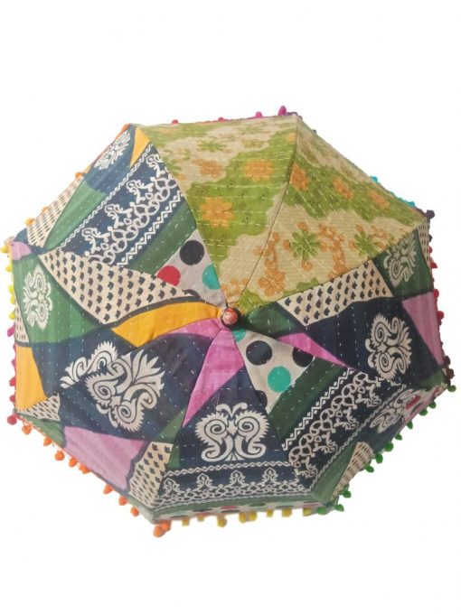 Traditional Kantha Umbrella Parasol