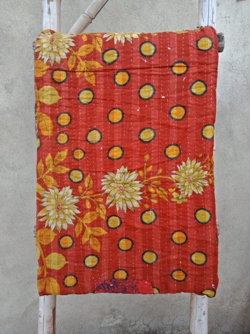 Reversible Vintage Kantha Blanket