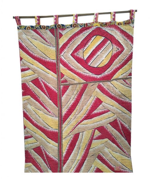 Vintage Cotton Kantha Curtain