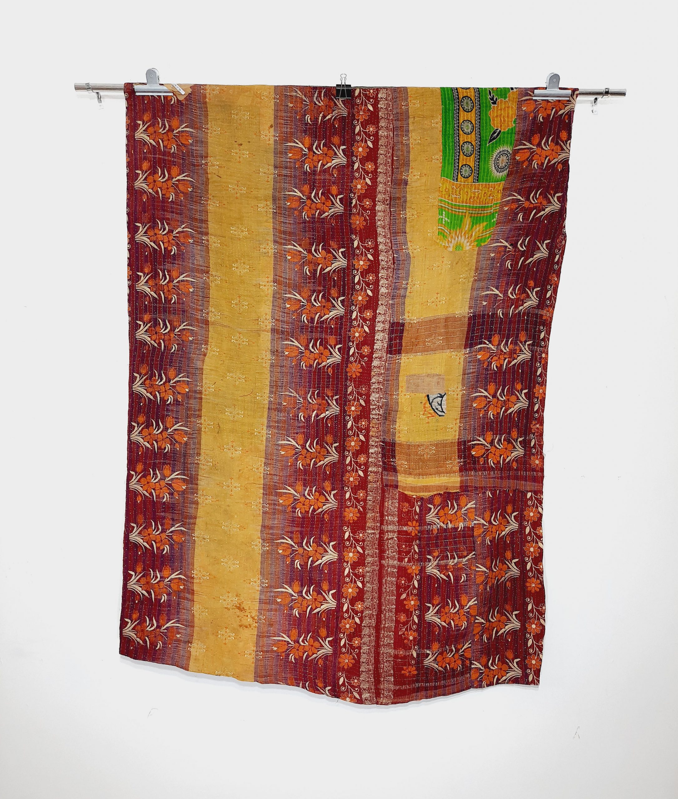 Color of Love Kantha Quilt | Vintage Kantha Quilt