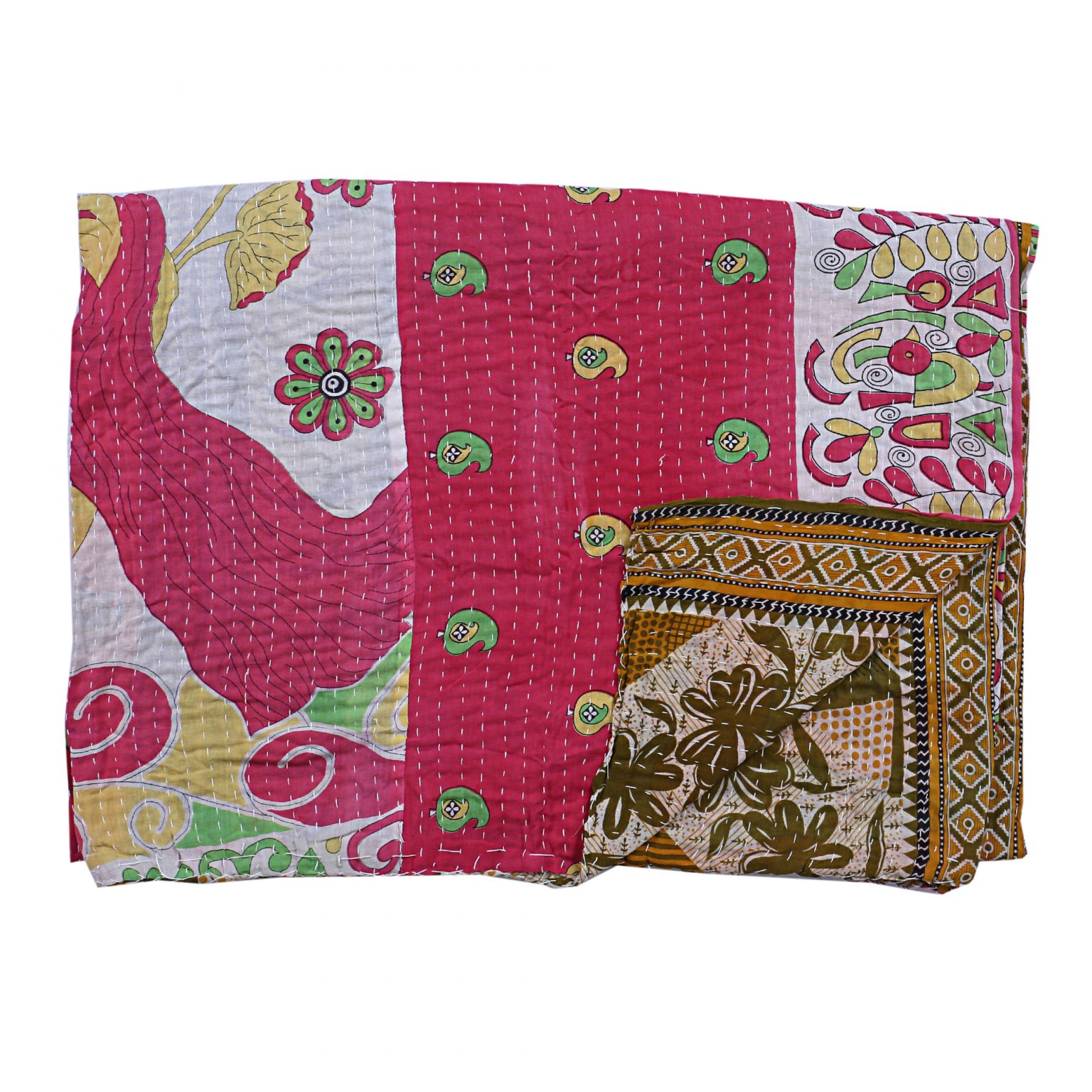 D?cor Home Indian Kantha Quilt Twin - Vintage Kantha Quilts, Throw ...